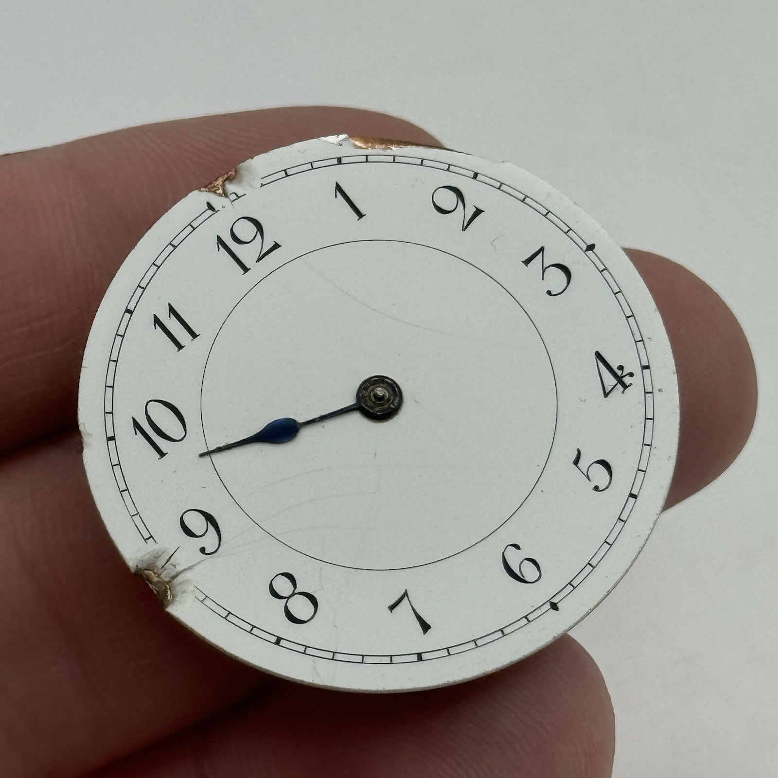 33.8mm Antique Longines Baume Key Wound Swiss Pocket Watch Movement PARTS REPAIR