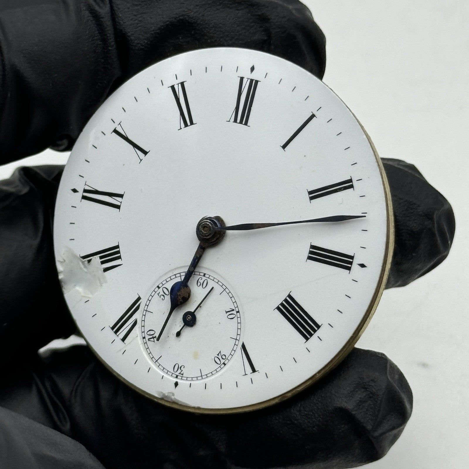 43.3mm Running Antique High Grade Cylinder Escapement Pocket Watch Movement PART