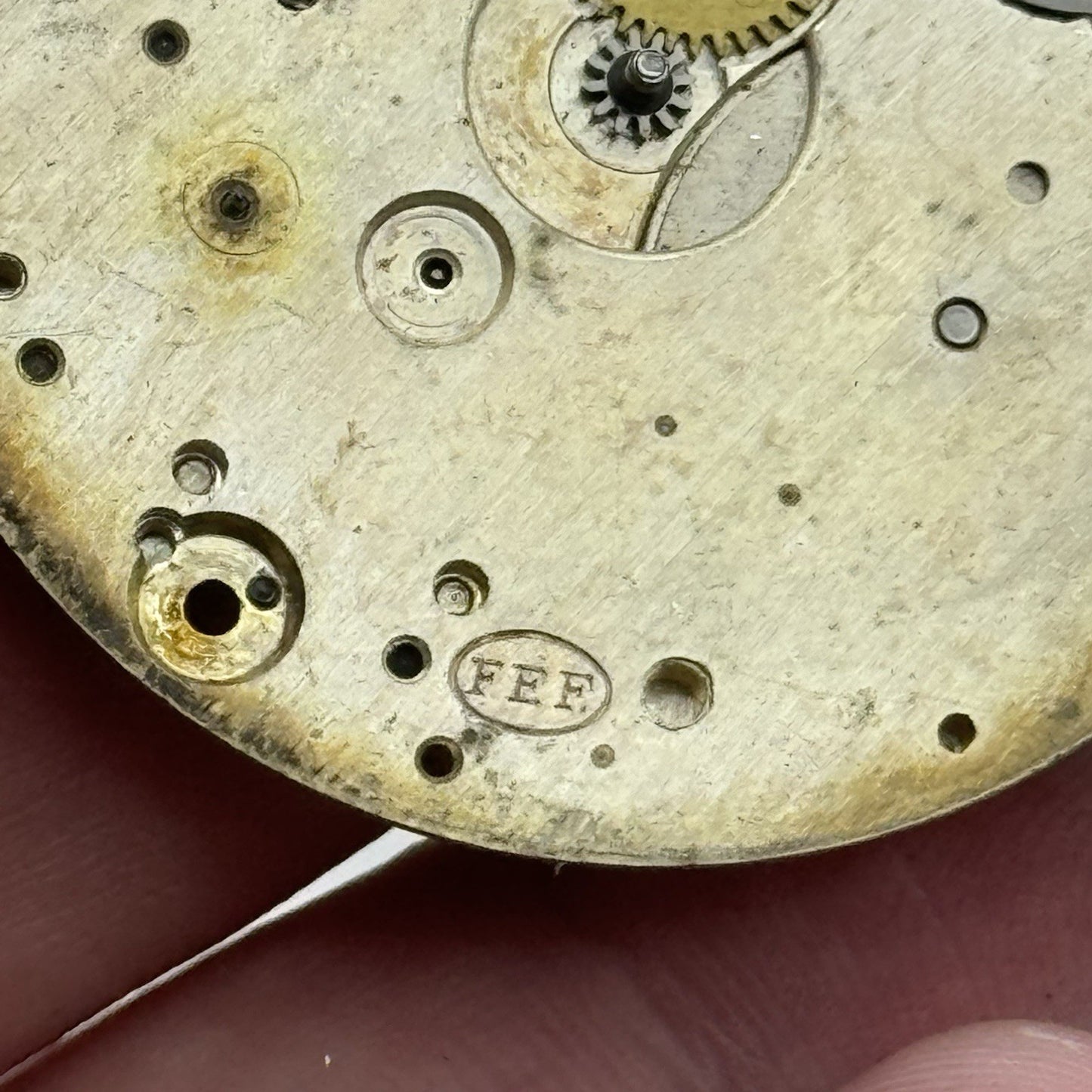 42.8mm High Grade Thin FEF 15 Jewels Pocket Watch Movement PARTS REPAIR SPARES