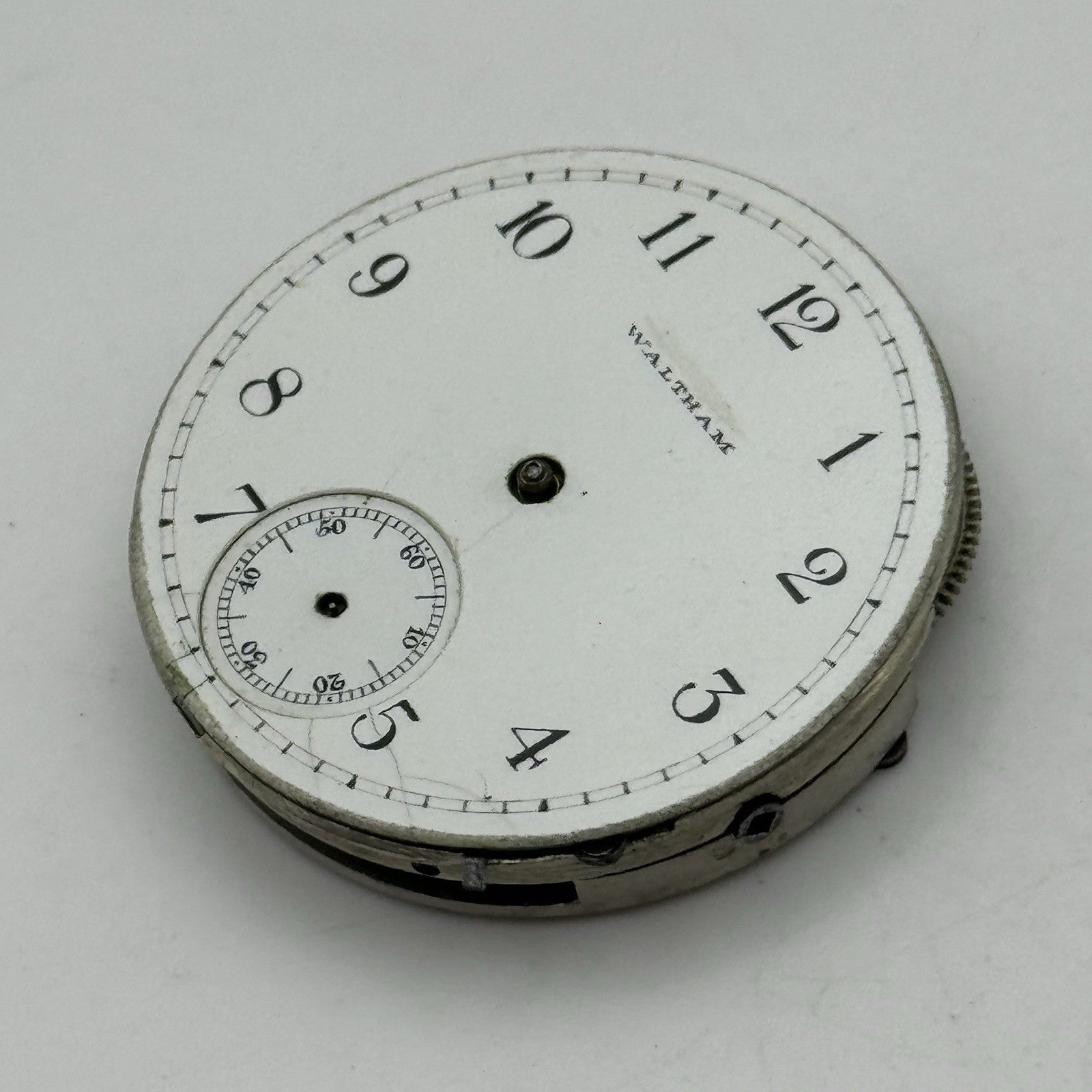 6S Antique Waltham Grade F Model 1873 Hunter Pocket Watch Movement PARTS REPAIR