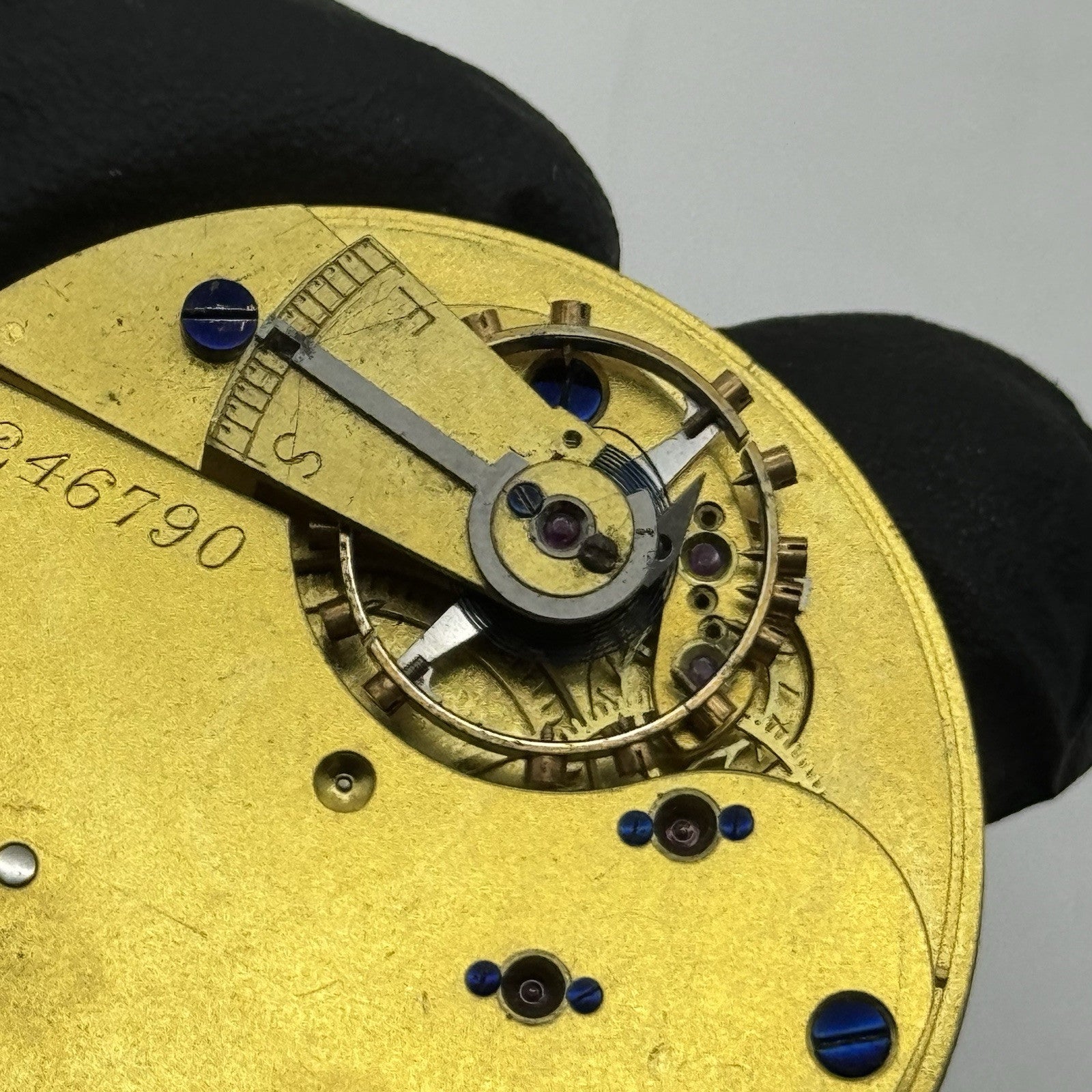 41.3mm Antique High Quality Rotherham’s London Pocket Watch Movement - PARTS