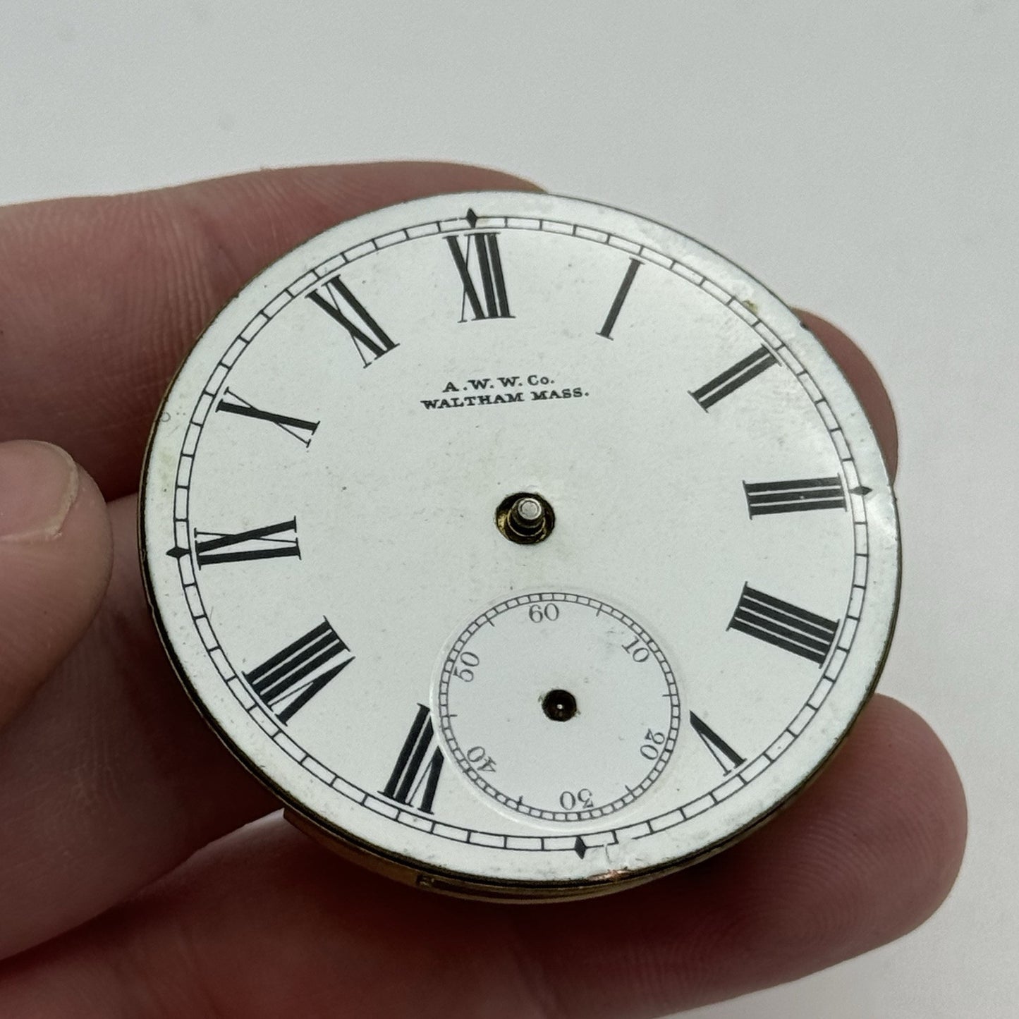 16S Antique Waltham Bond St Model 1888 Open Face Pocket Watch Movement PARTS