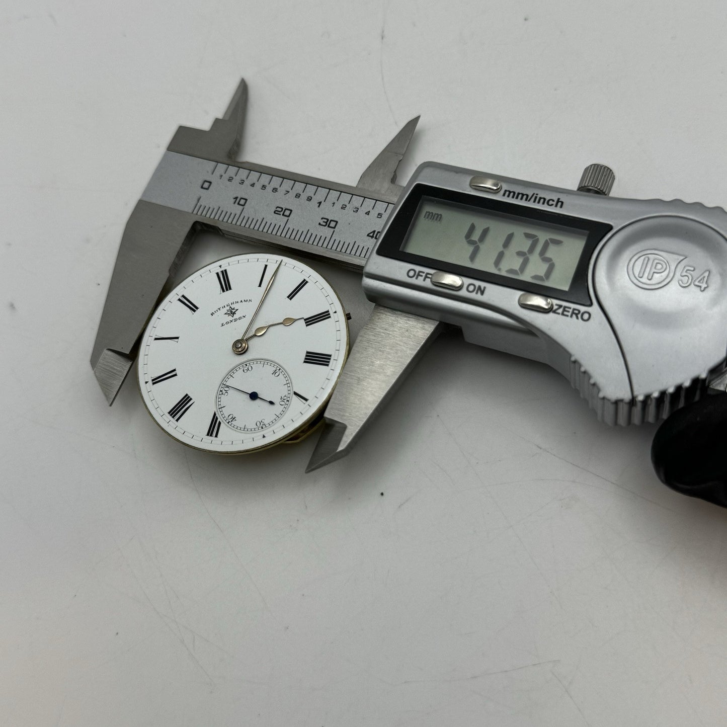 41.3mm Antique High Quality Rotherham’s London Pocket Watch Movement - PARTS