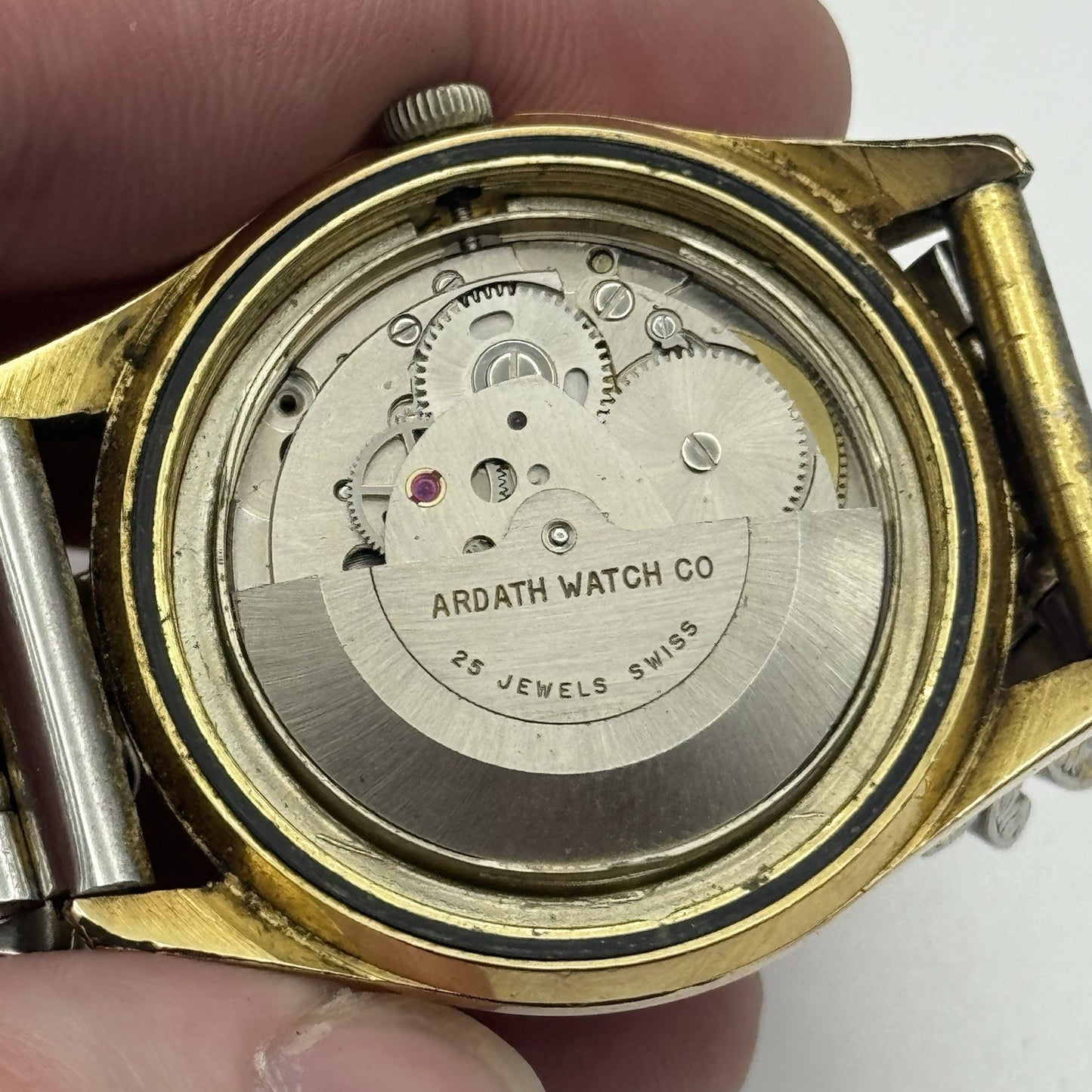 36mm Mens Ardath Reefguard Super Automatic 1712.13 Vintage Watch RUNS TO RESTORE