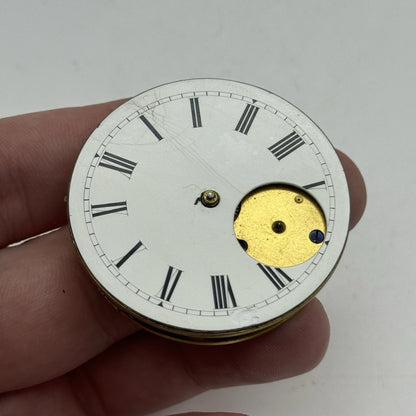 45mm Newcastle Goldsmiths & Silversmiths Company Pocket Watch Movement PROJECT