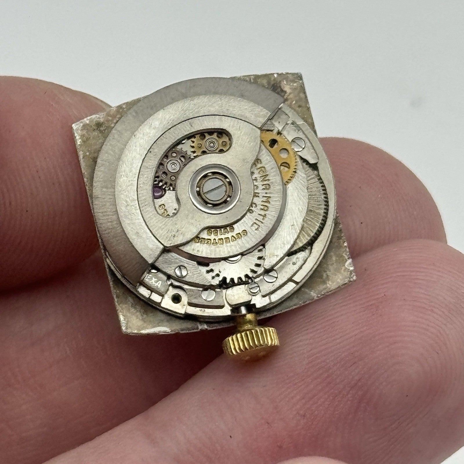 18.4mm Ladies Eterna Matic 144SU Sahida Vintage Watch Movement PARTS REPAIR