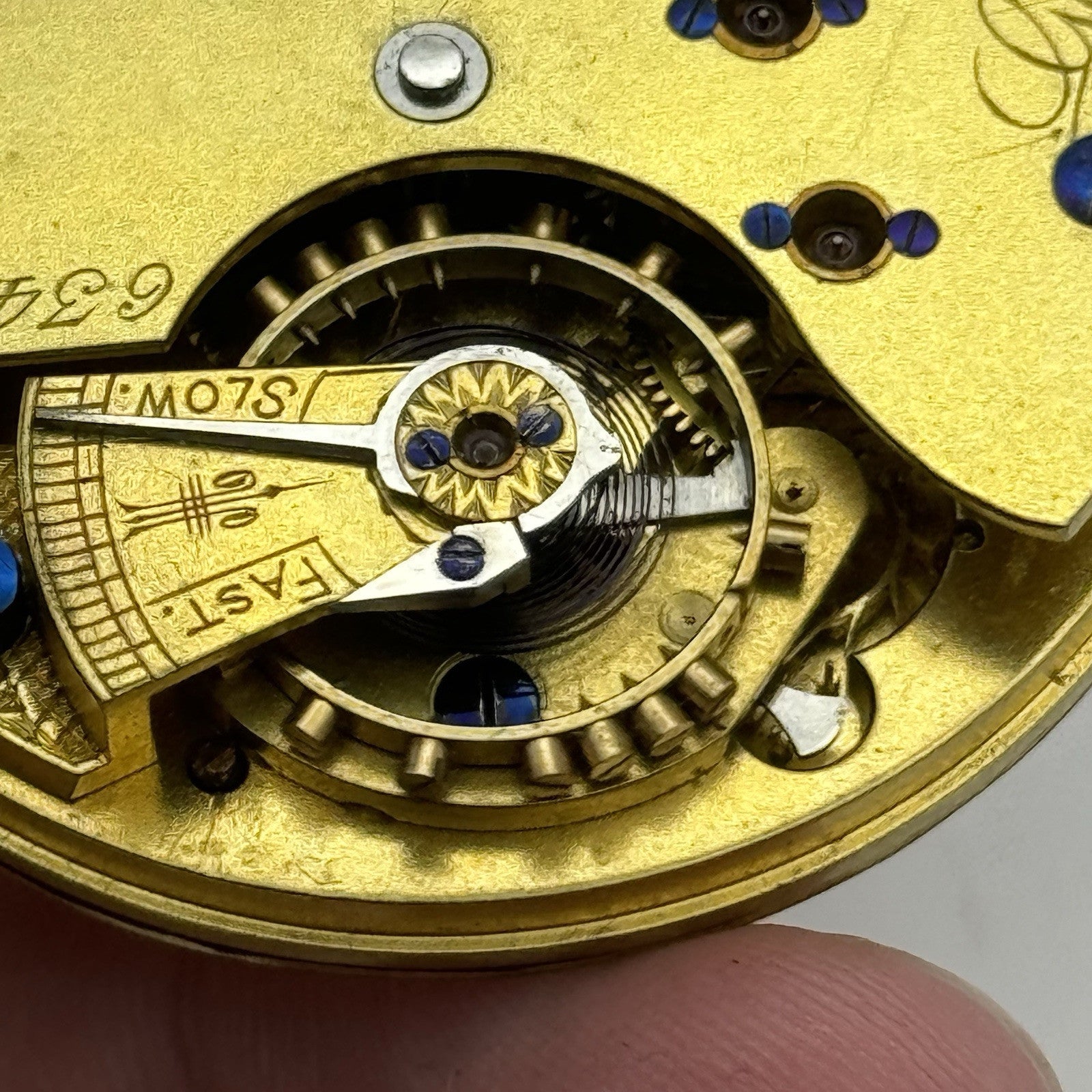 45mm Newcastle Goldsmiths & Silversmiths Company Pocket Watch Movement PROJECT