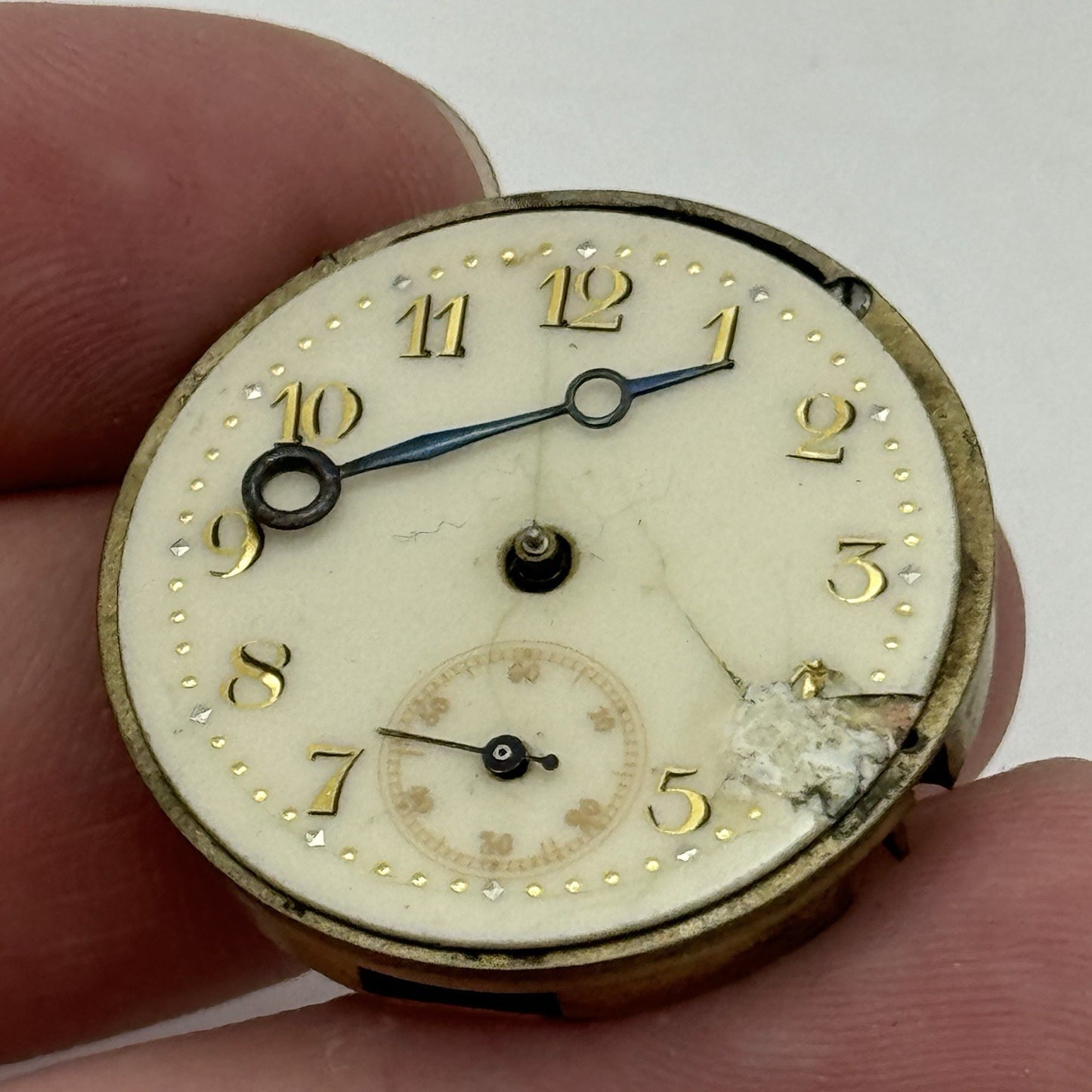 29.4mm Possibly Albert Didisheim & Freres Patent 6776 Watch Movement PARTS