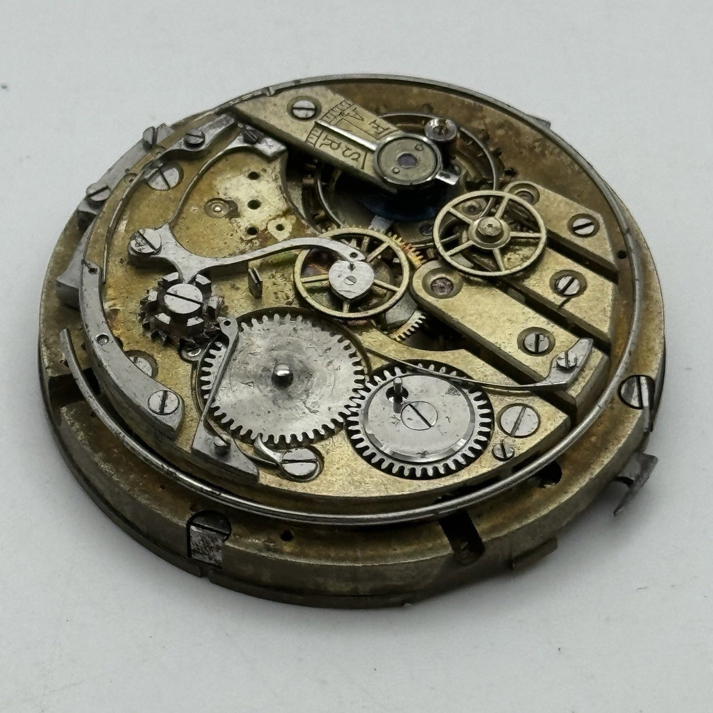 Antique Lemania Alfred Lugrin Minute Repeater Patent 782 Pocket Watch Movement