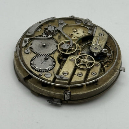 Antique Lemania Alfred Lugrin Minute Repeater Patent 782 Pocket Watch Movement