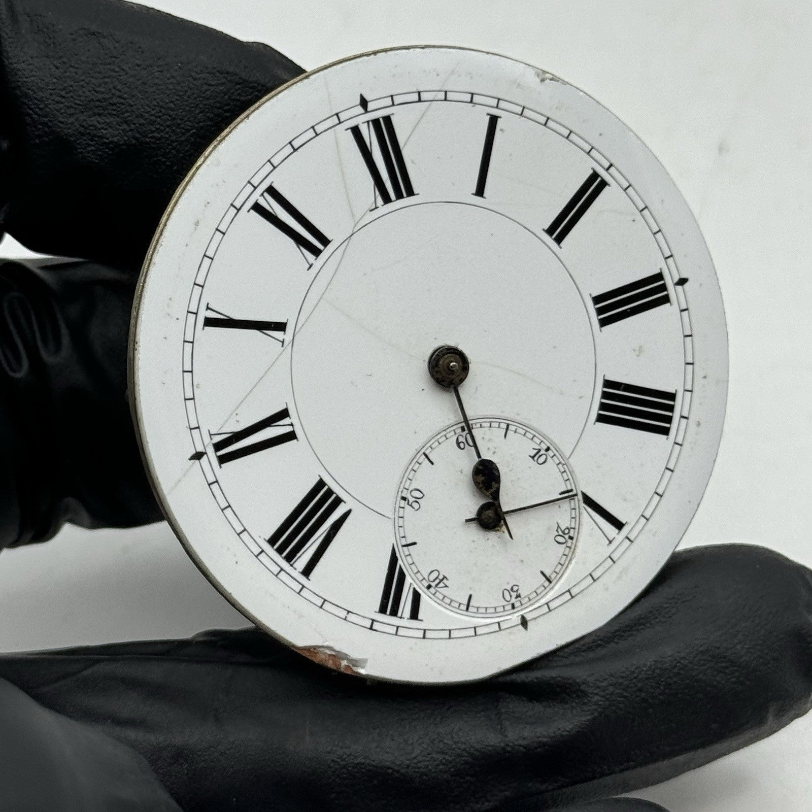 43.3mm Running Antique High Grade Cylinder Escapement Pocket Watch Movement PART