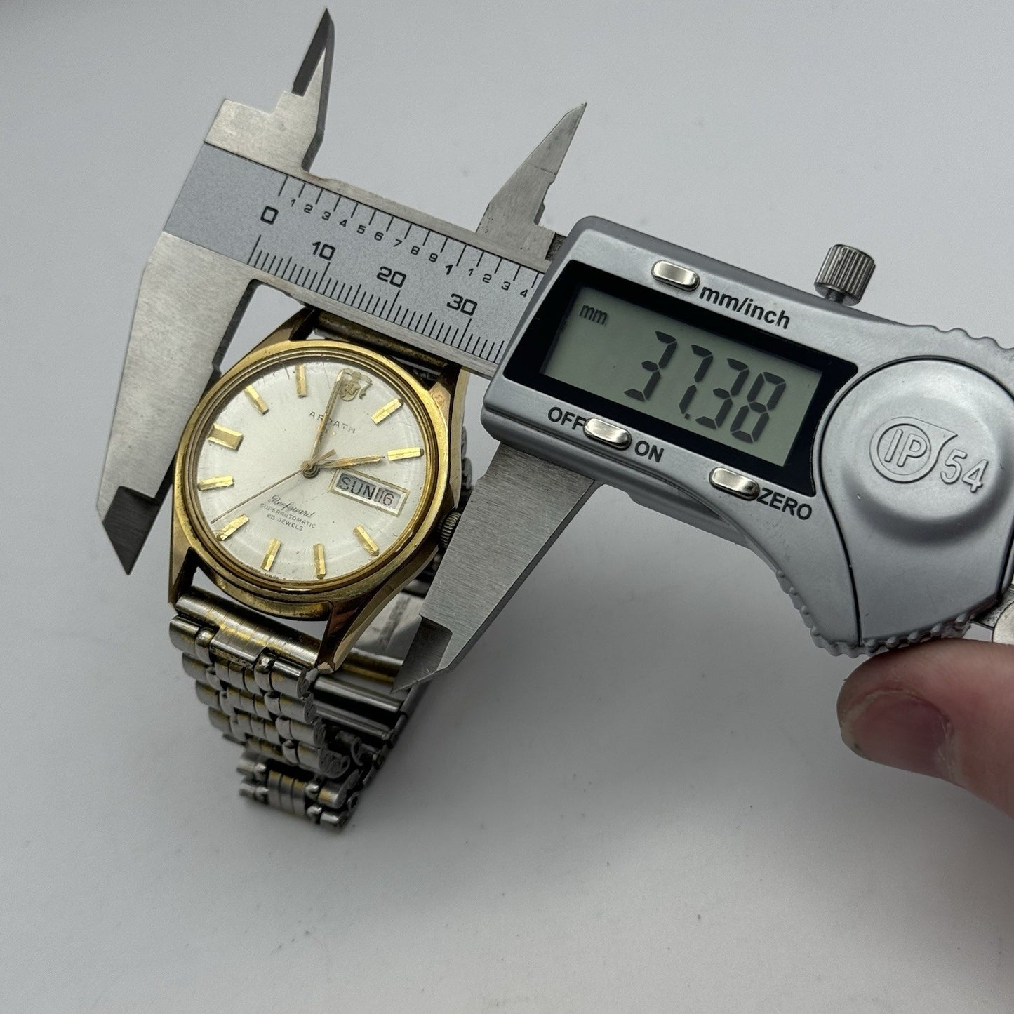 36mm Mens Ardath Reefguard Super Automatic 1712.13 Vintage Watch RUNS TO RESTORE