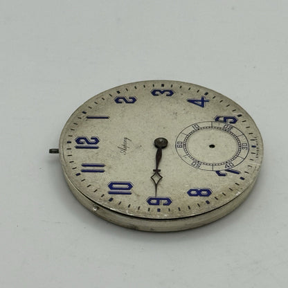 41mm High Grade Thin Asprey Vintage Pocket Watch Movement Good Balance PARTS