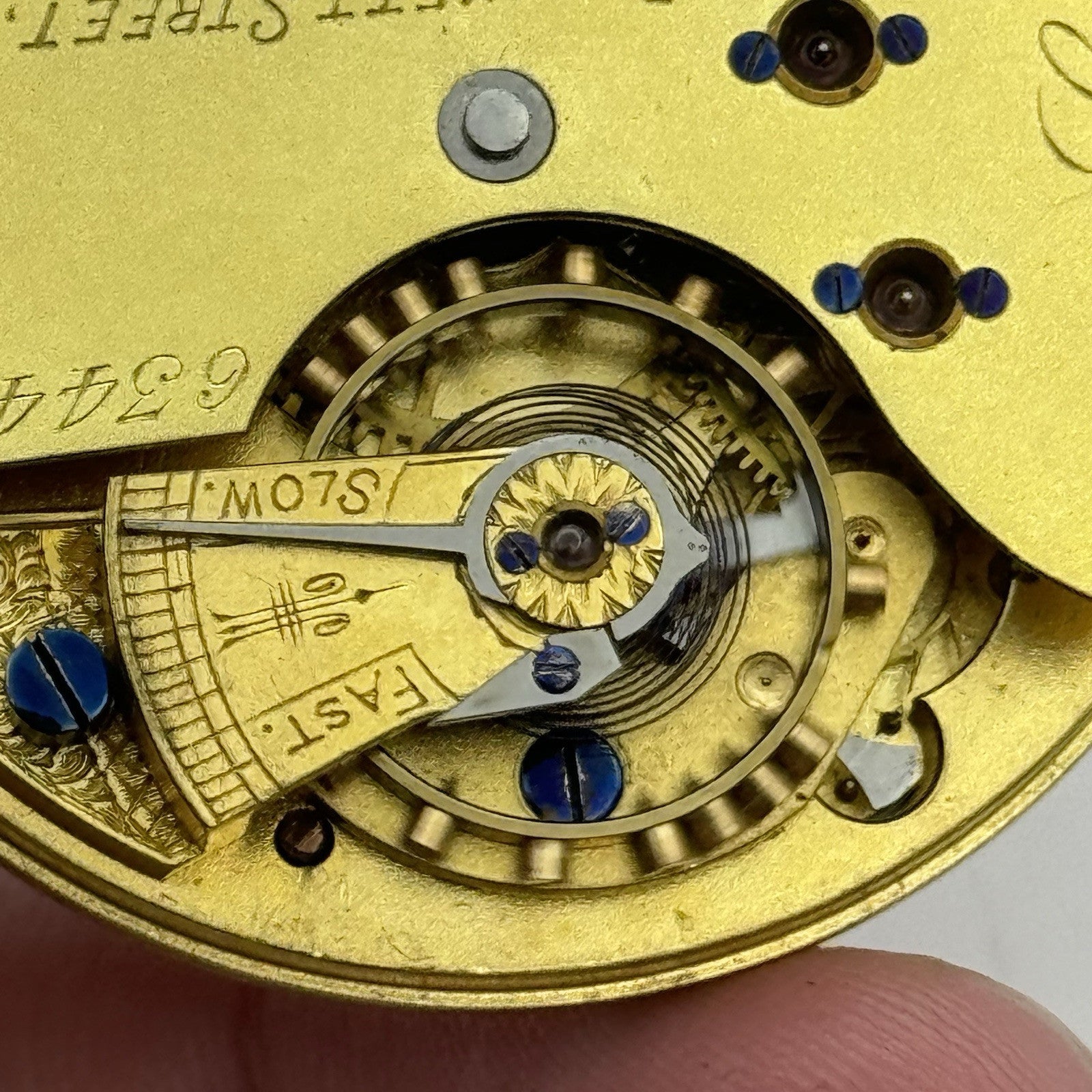 45mm Newcastle Goldsmiths & Silversmiths Company Pocket Watch Movement PROJECT