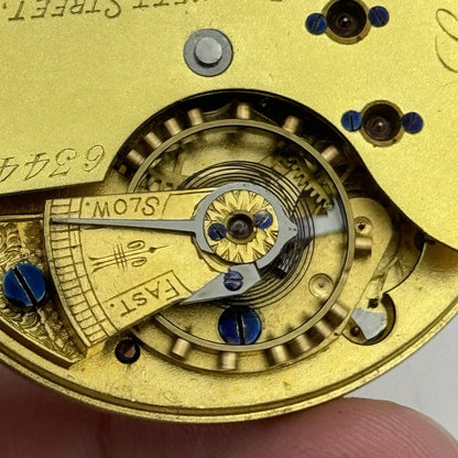 45mm Newcastle Goldsmiths & Silversmiths Company Pocket Watch Movement PROJECT