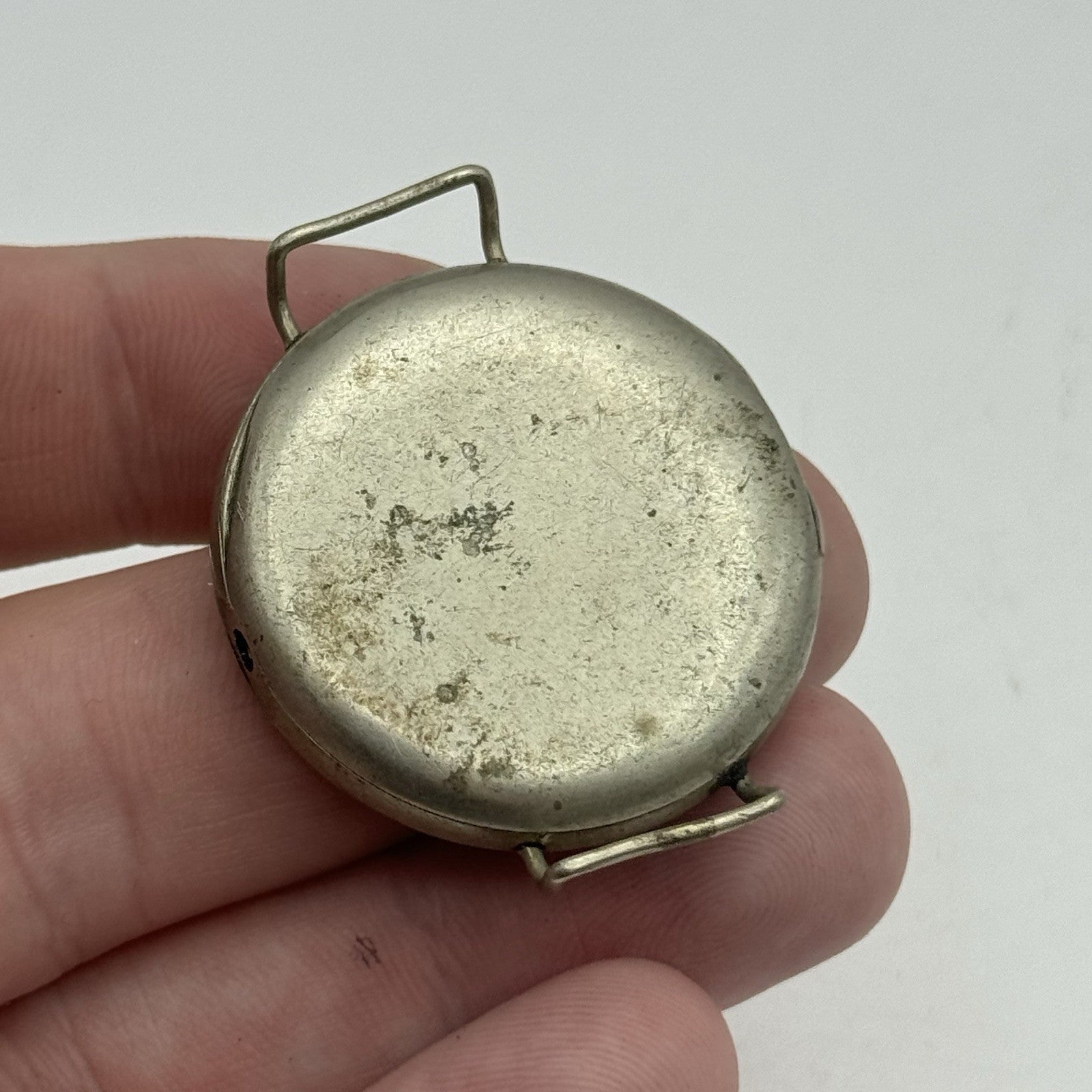 33mm Men’s Chronometer Trench Watch 24 Hour Dial Pure Nickel Vintage TO RESTORE