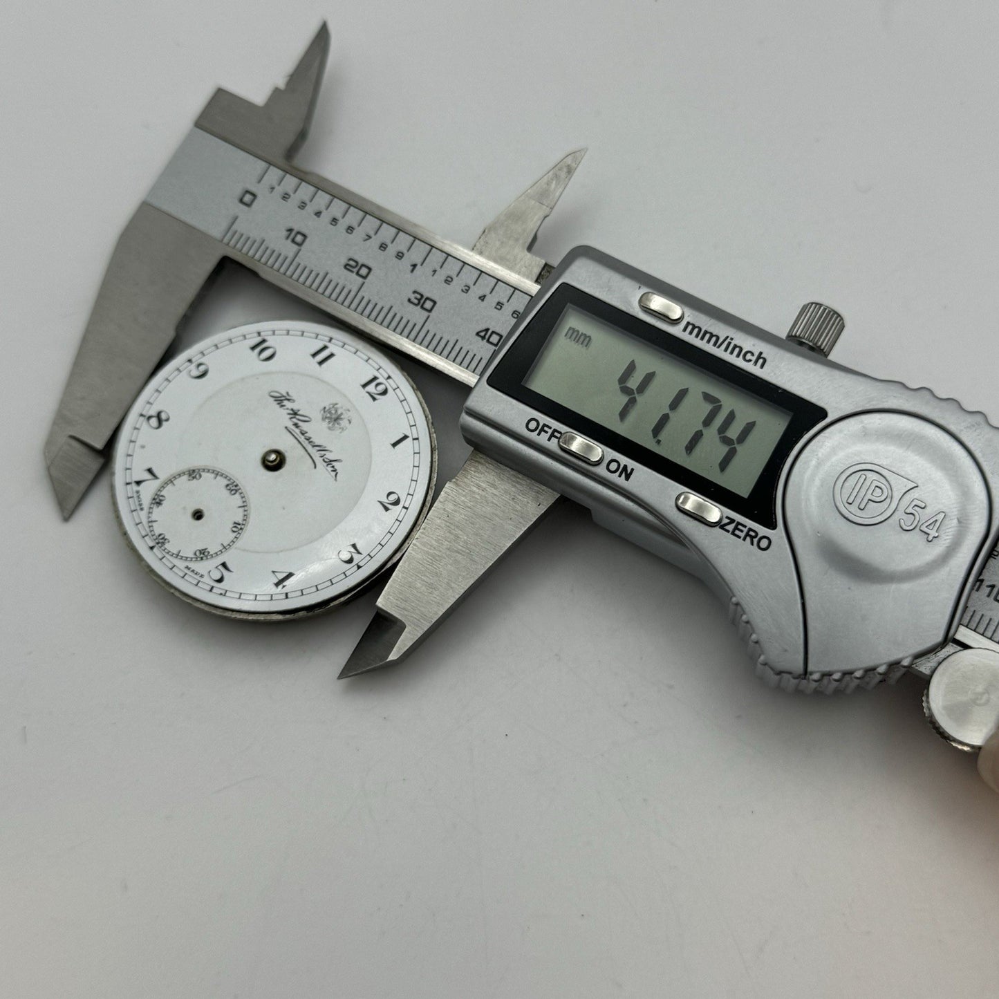 41.7mm Thomas Russell & Son Tempus Fugit Hunter Pocket Watch Movement PARTS