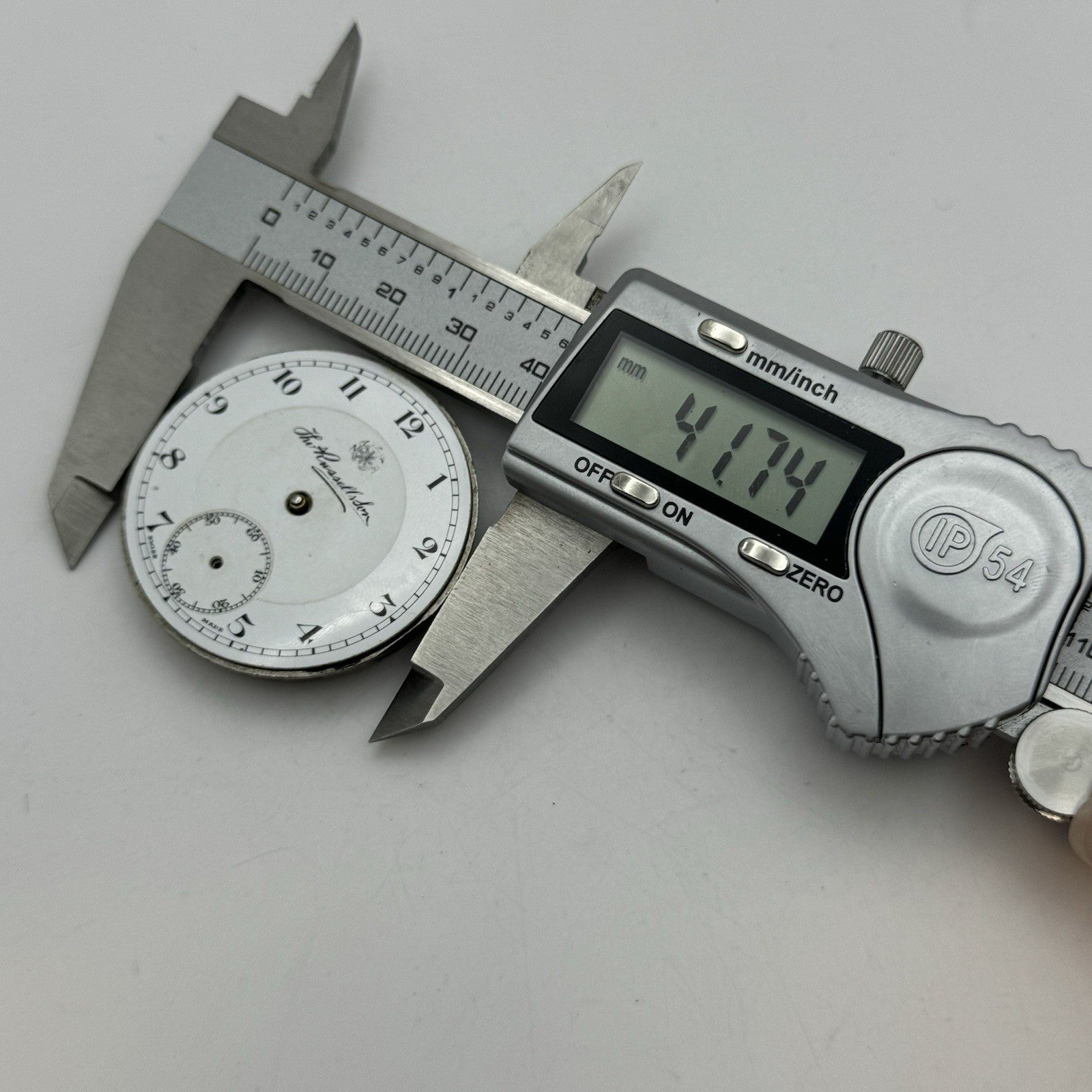 41.7mm Thomas Russell & Son Tempus Fugit Hunter Pocket Watch Movement PARTS