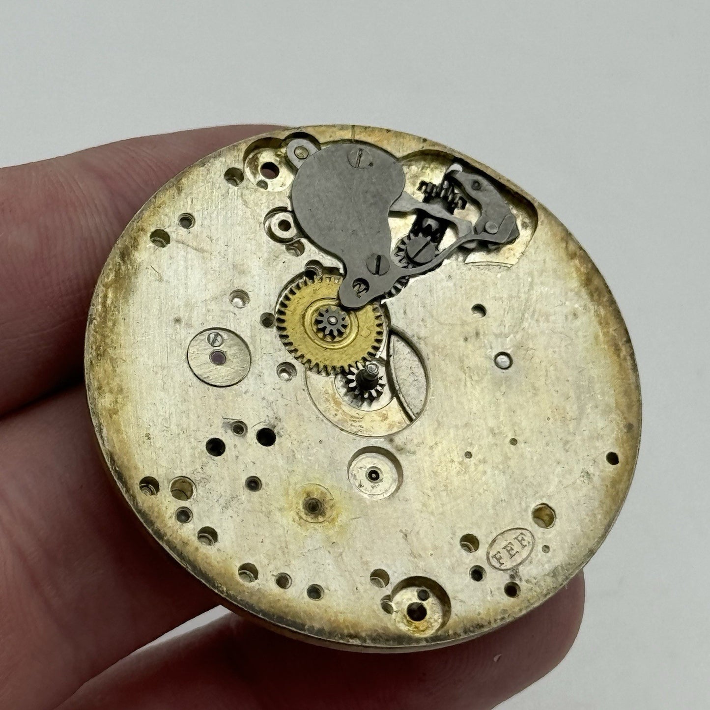 42.8mm High Grade Thin FEF 15 Jewels Pocket Watch Movement PARTS REPAIR SPARES
