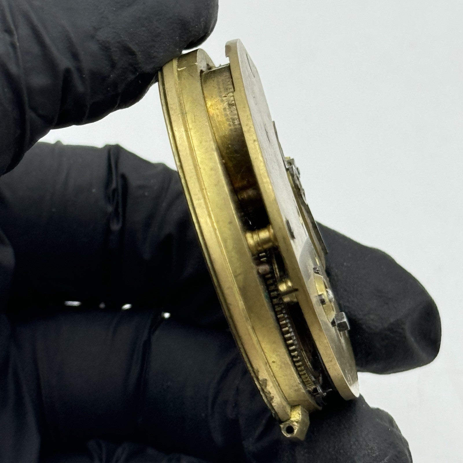 49mm William Owen Leeds Centre Seconds Chronograph Pocket Watch Movement - PARTS