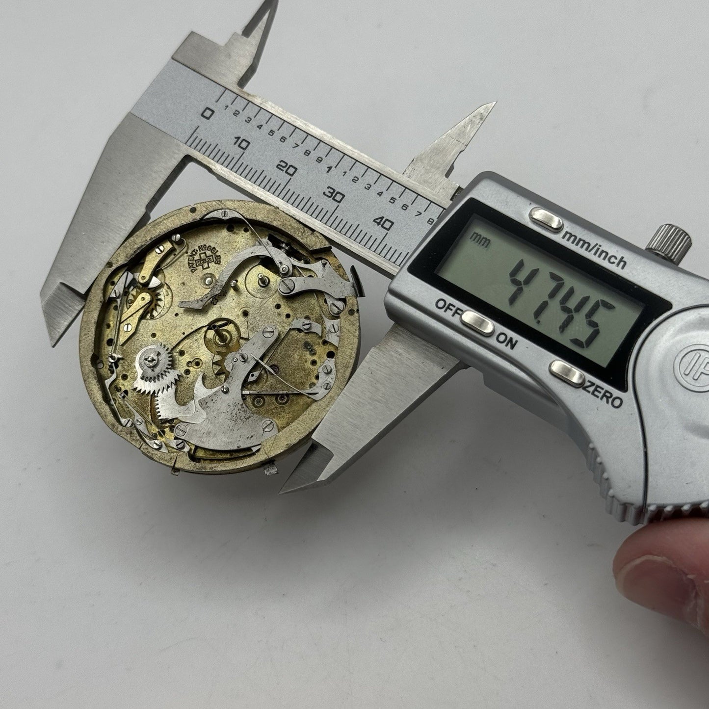 Antique Lemania Alfred Lugrin Minute Repeater Patent 782 Pocket Watch Movement