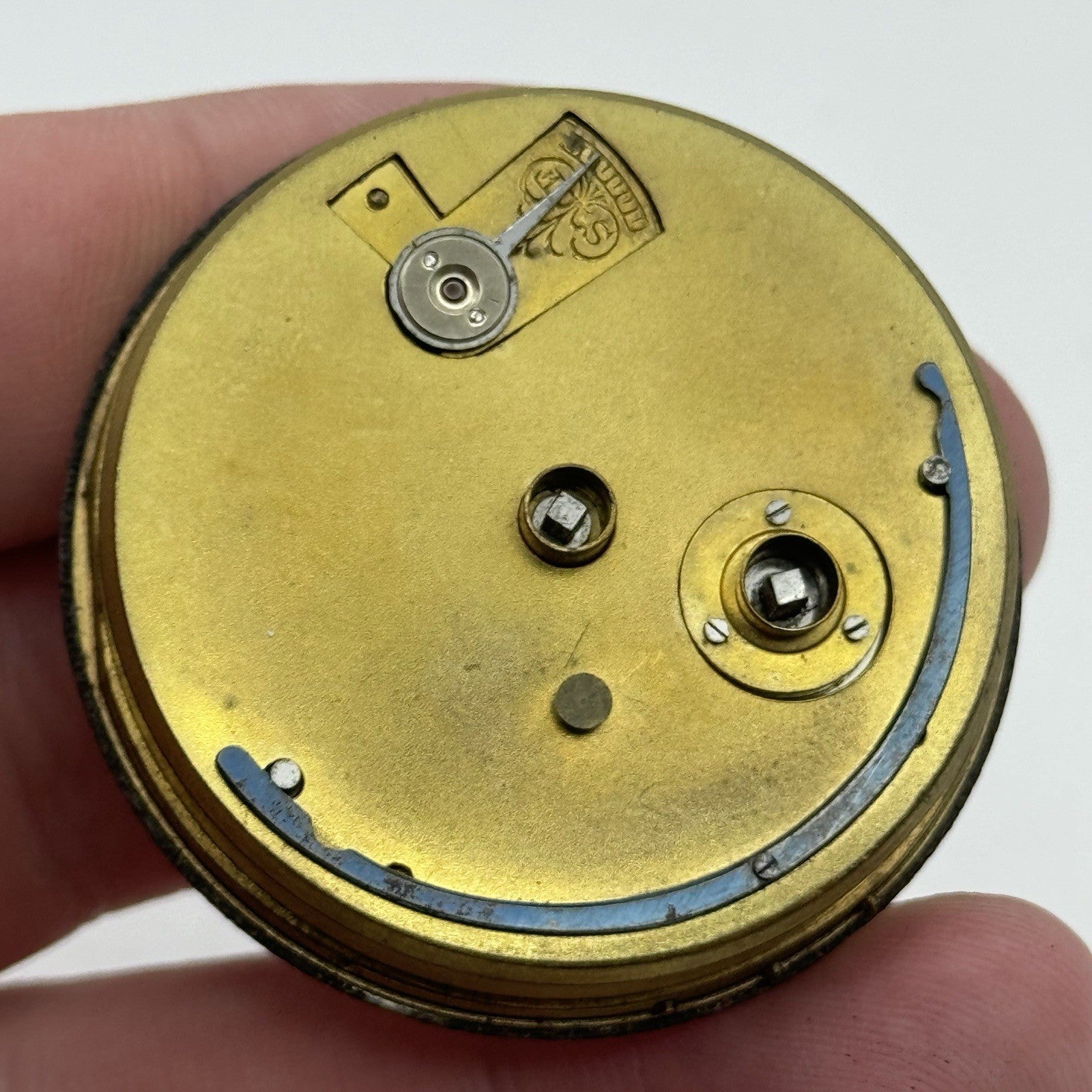 44.1mm Antique Kendal & Dent The London Lever Pocket Watch Movement PARTS REPAIR