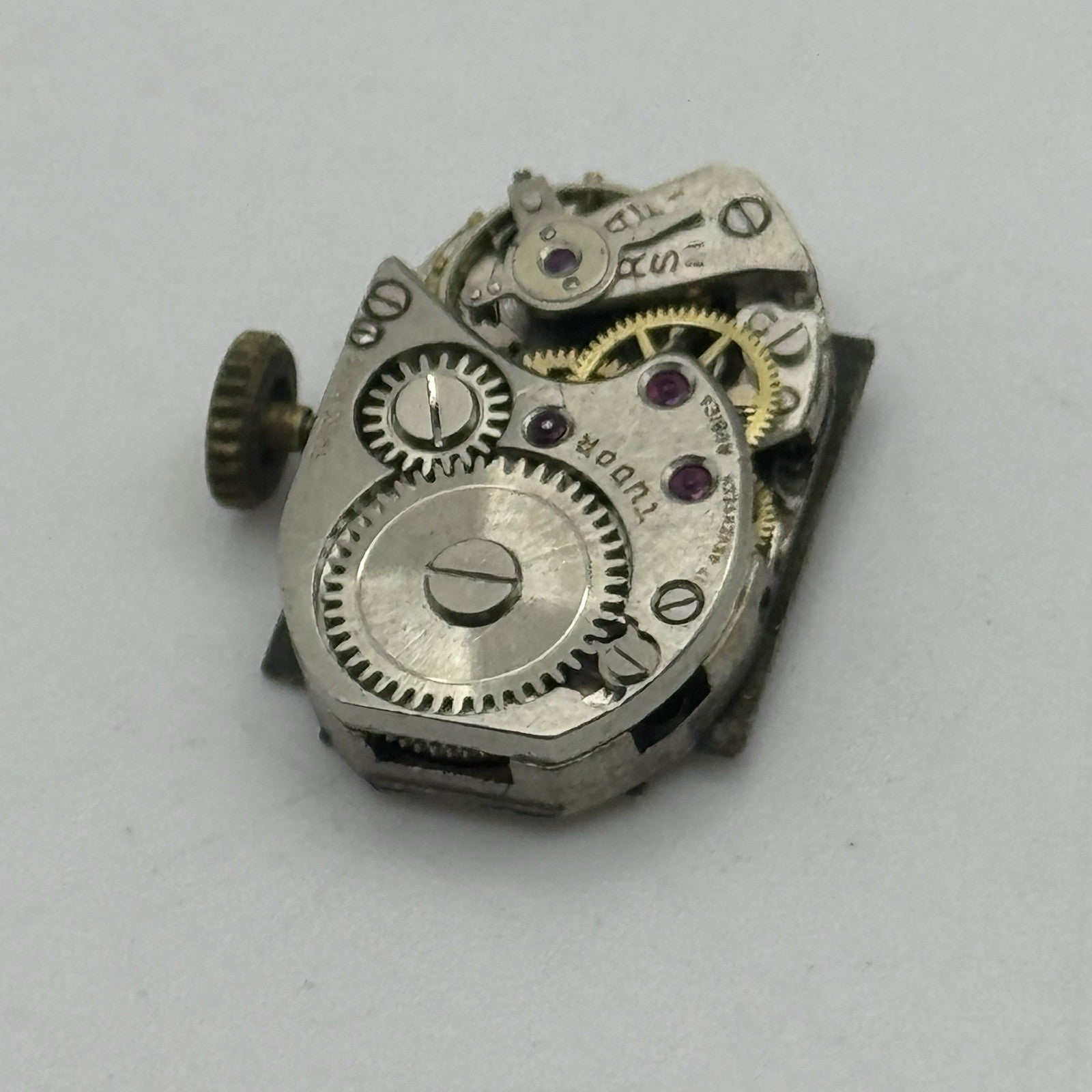 12.7mm x 19.5mm Tudor Ladies Swiss Manual Wind Watch Movement PARTS REPAIR