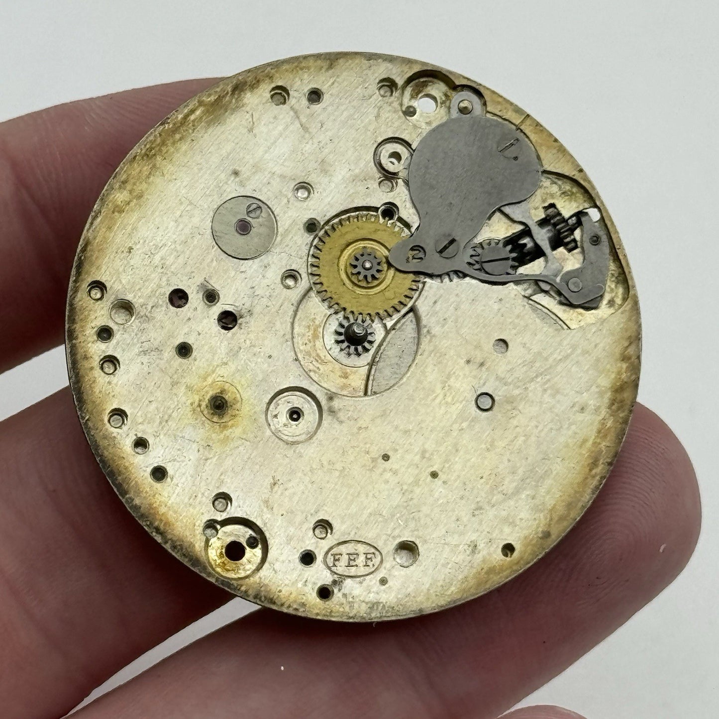 42.8mm High Grade Thin FEF 15 Jewels Pocket Watch Movement PARTS REPAIR SPARES