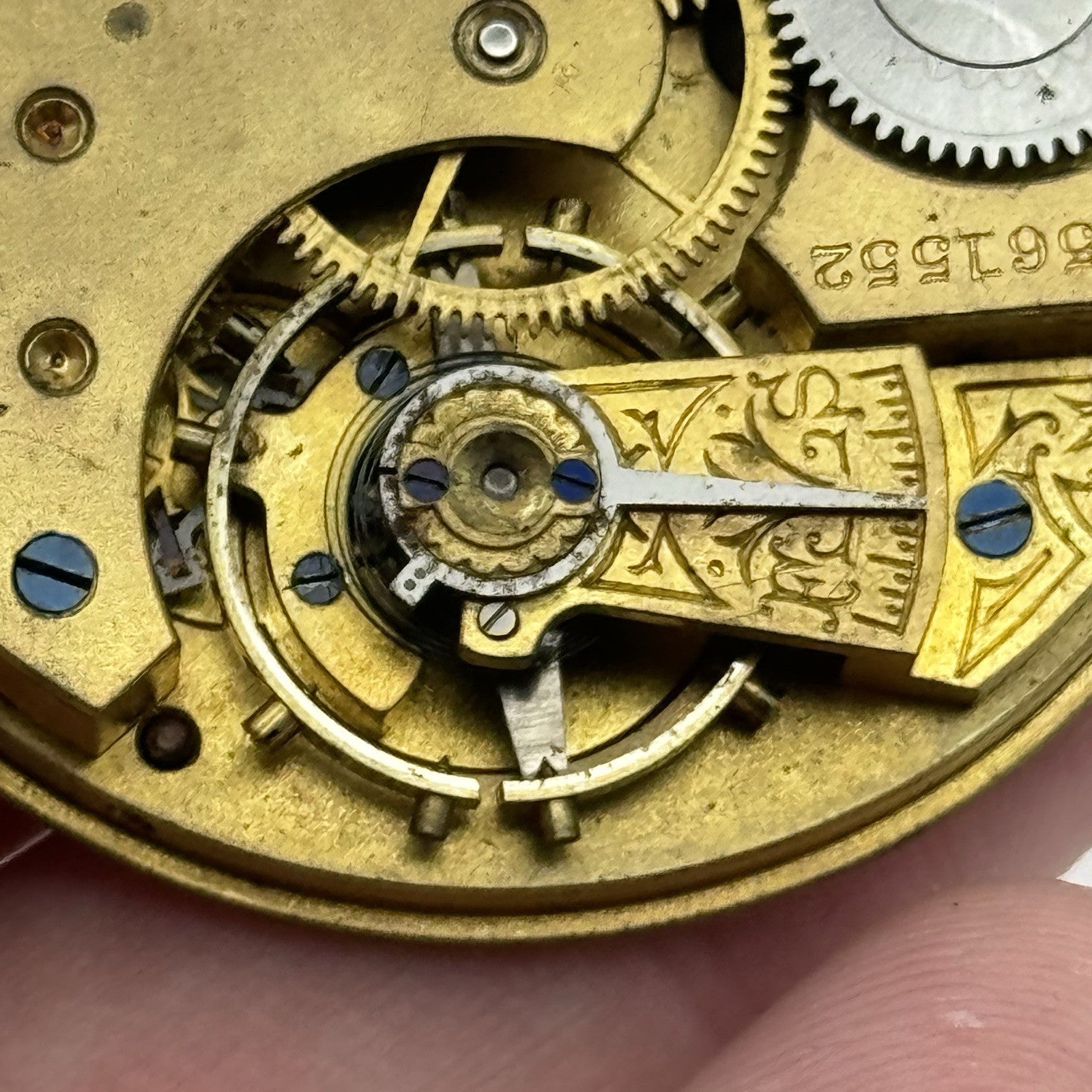 16S Antique Waltham Bond St Model 1888 Open Face Pocket Watch Movement PARTS