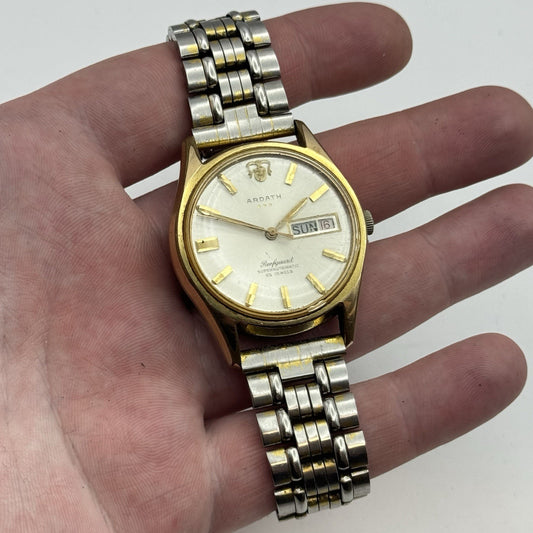 36mm Mens Ardath Reefguard Super Automatic 1712.13 Vintage Watch RUNS TO RESTORE