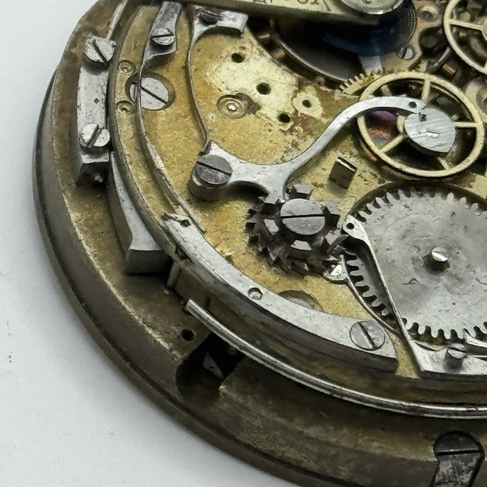 Antique Lemania Alfred Lugrin Minute Repeater Patent 782 Pocket Watch Movement
