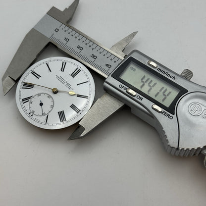 44.1mm Antique Kendal & Dent The London Lever Pocket Watch Movement PARTS REPAIR