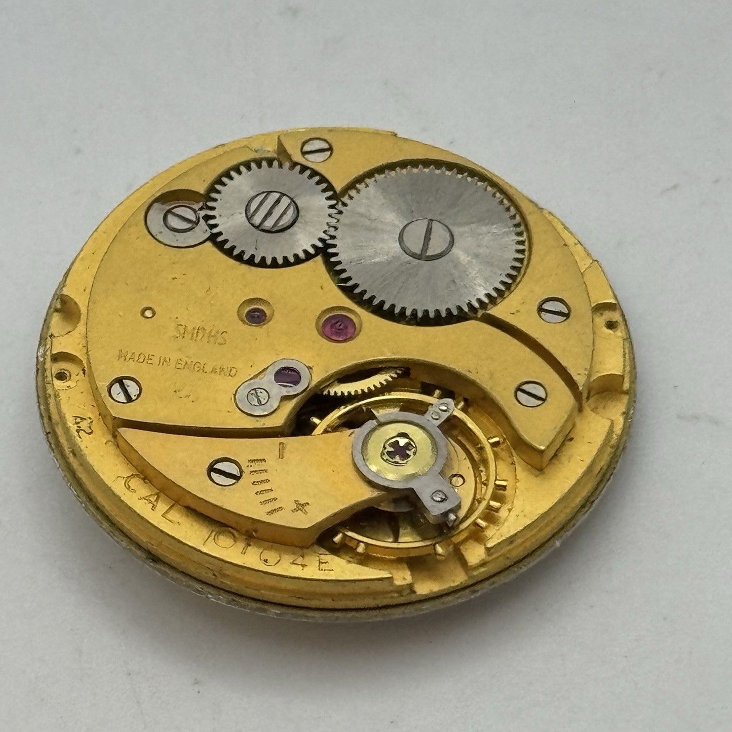 27.8mm Men’s Smiths Imperial 10104E Manual Wind Watch Movement PARTS REPAIR