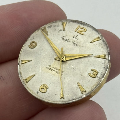 27.8mm Men’s Smiths Imperial 10104E Manual Wind Watch Movement PARTS REPAIR