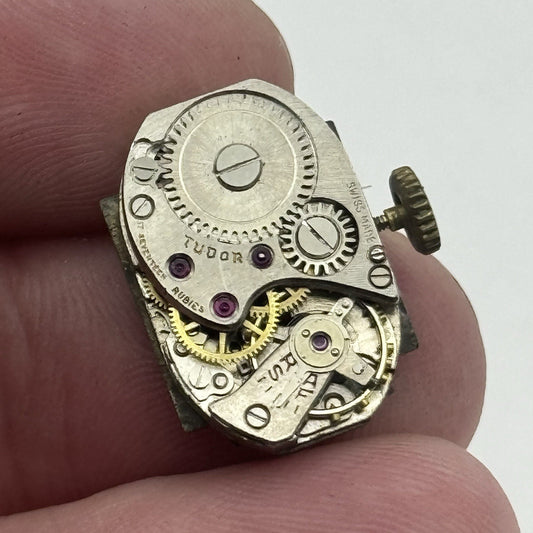 12.7mm x 19.5mm Tudor Ladies Swiss Manual Wind Watch Movement PARTS REPAIR