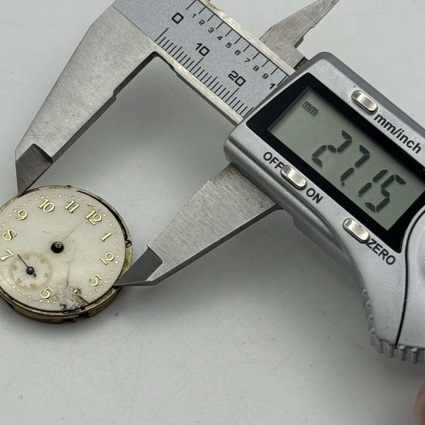 29.4mm Possibly Albert Didisheim & Freres Patent 6776 Watch Movement PARTS