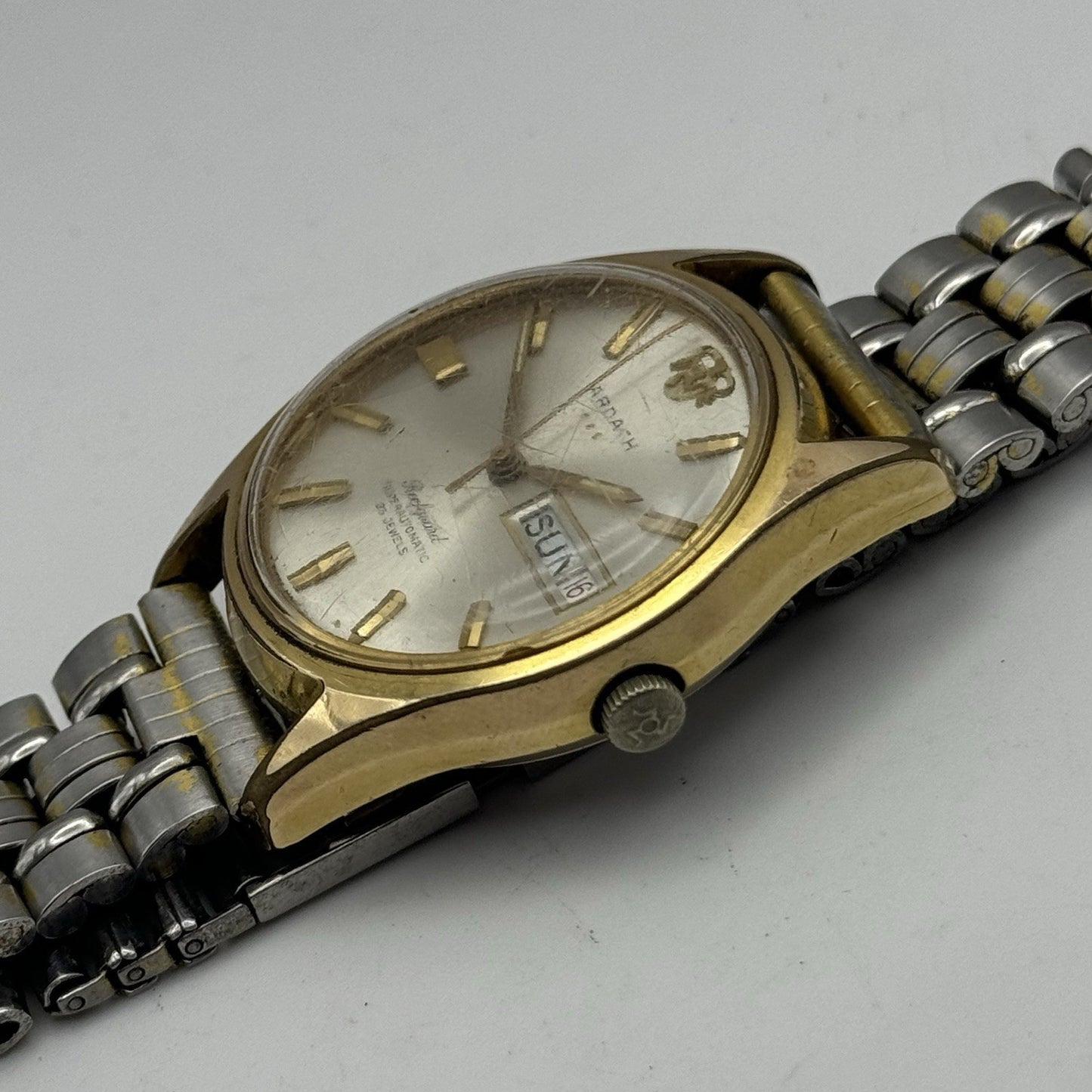 36mm Mens Ardath Reefguard Super Automatic 1712.13 Vintage Watch RUNS TO RESTORE