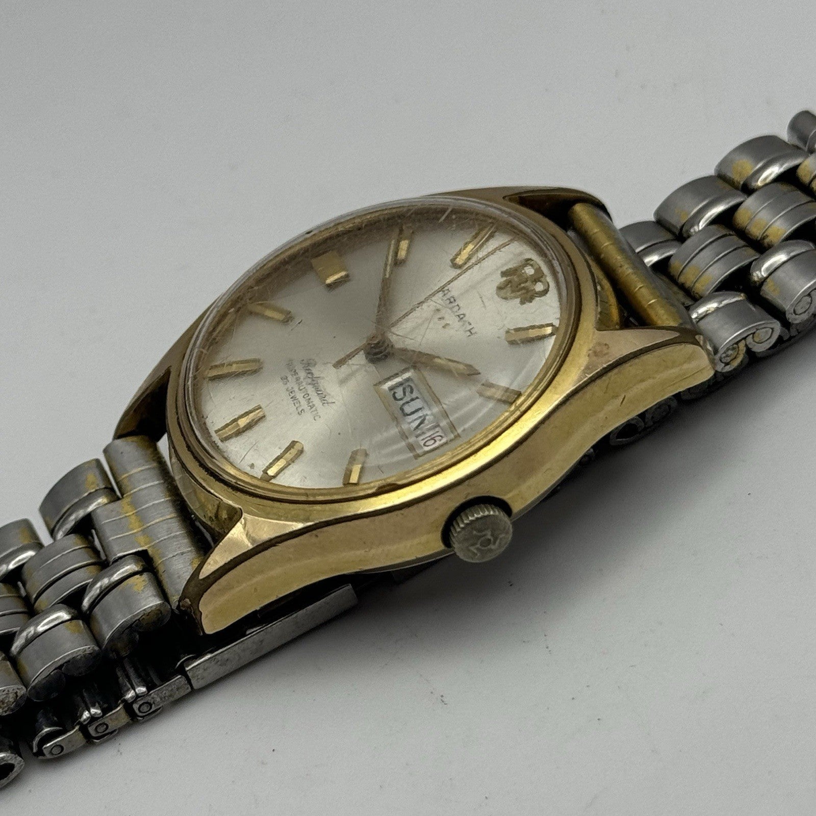 36mm Mens Ardath Reefguard Super Automatic 1712.13 Vintage Watch RUNS TO RESTORE