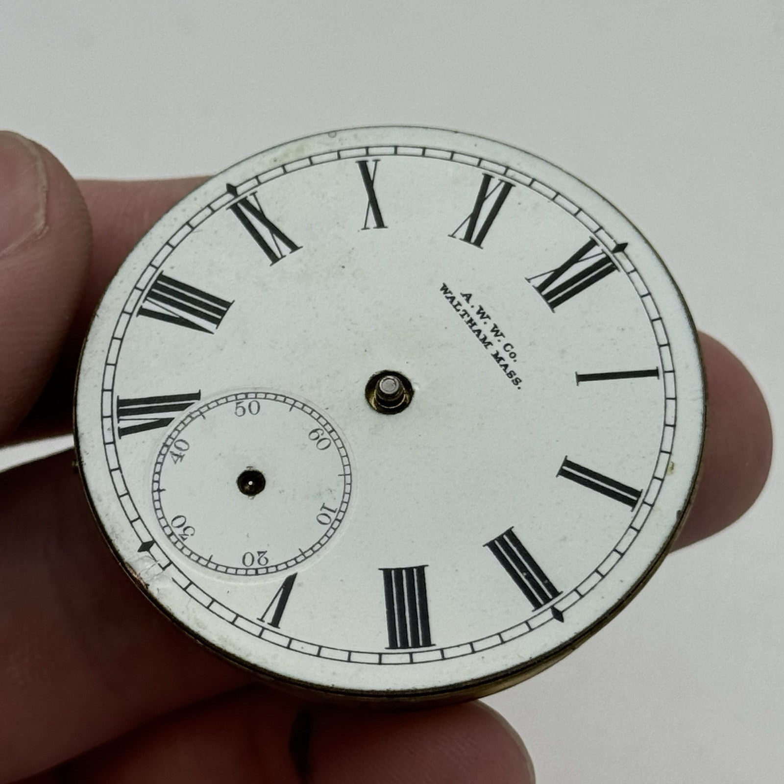 16S Antique Waltham Bond St Model 1888 Open Face Pocket Watch Movement PARTS