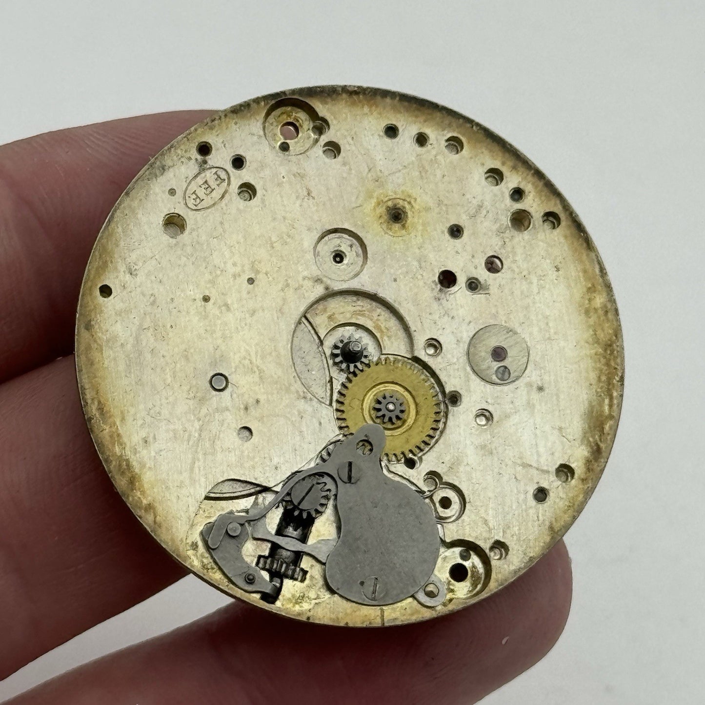 42.8mm High Grade Thin FEF 15 Jewels Pocket Watch Movement PARTS REPAIR SPARES