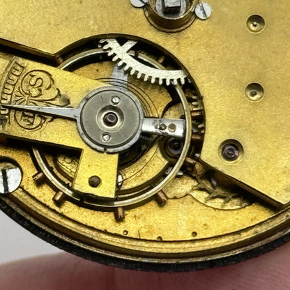 44.1mm Antique Kendal & Dent The London Lever Pocket Watch Movement PARTS REPAIR
