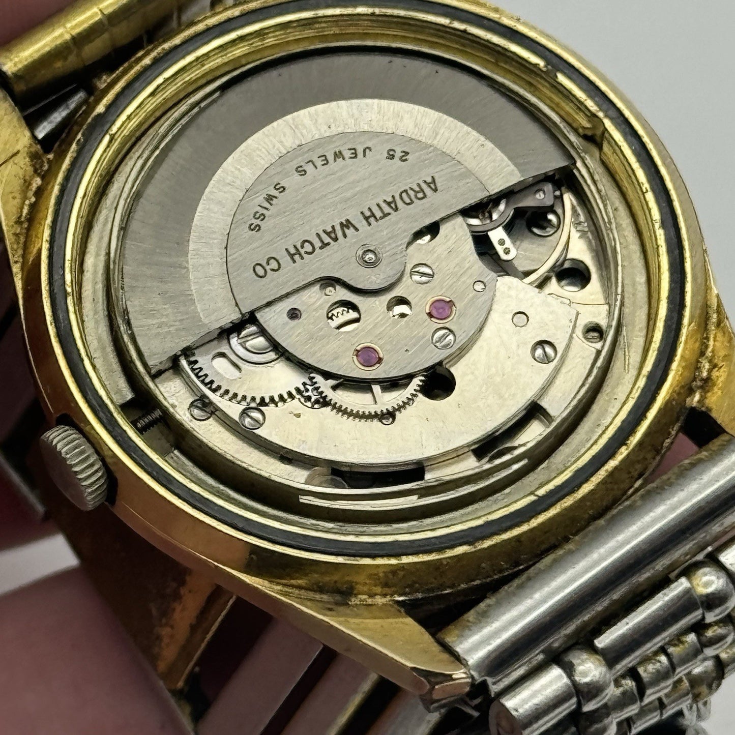 36mm Mens Ardath Reefguard Super Automatic 1712.13 Vintage Watch RUNS TO RESTORE