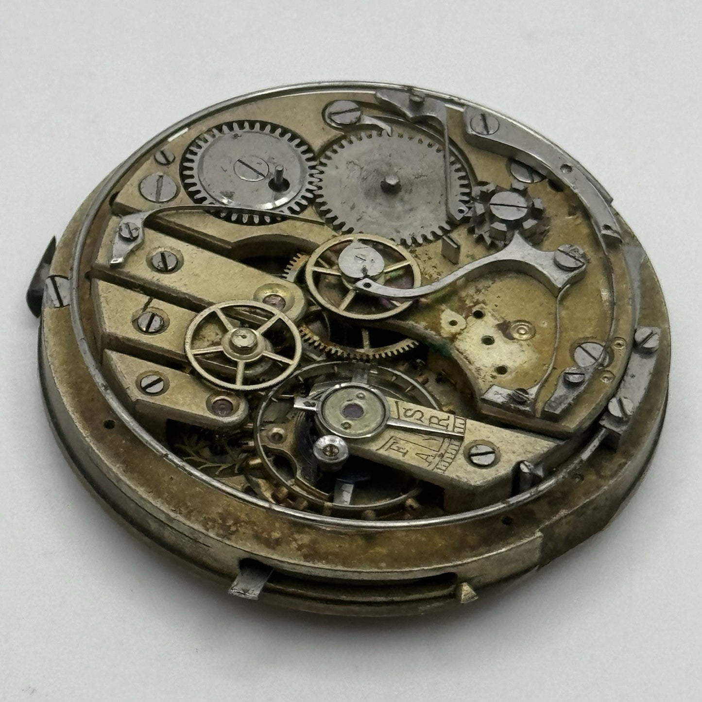 Antique Lemania Alfred Lugrin Minute Repeater Patent 782 Pocket Watch Movement