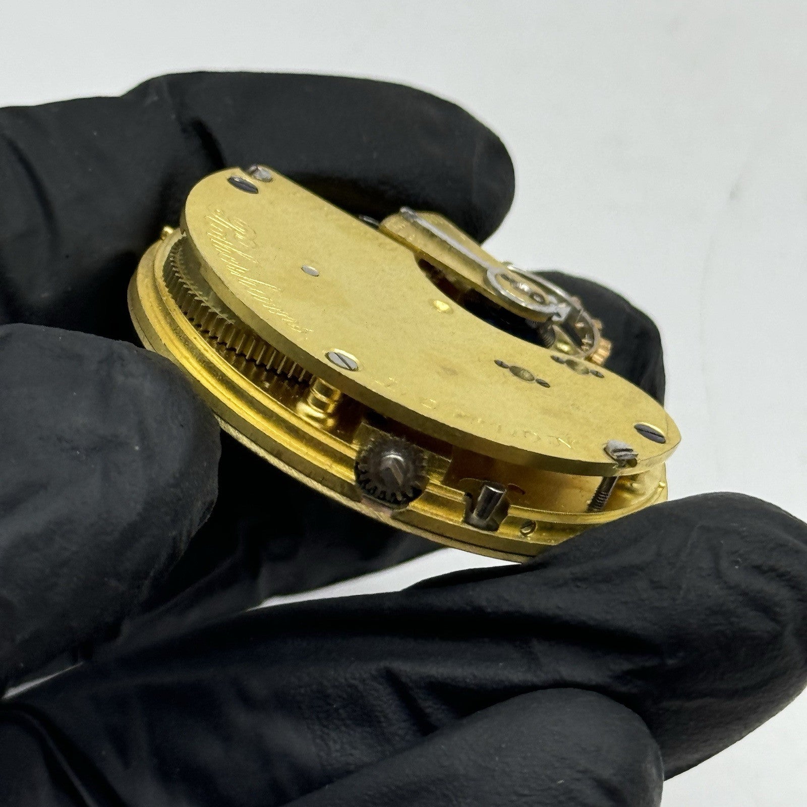41.3mm Antique High Quality Rotherham’s London Pocket Watch Movement - PARTS