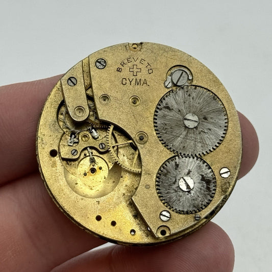 42.8mm Brevete Cyma Modele Depose Partial Vintage Pocket Watch PARTS REPAIR