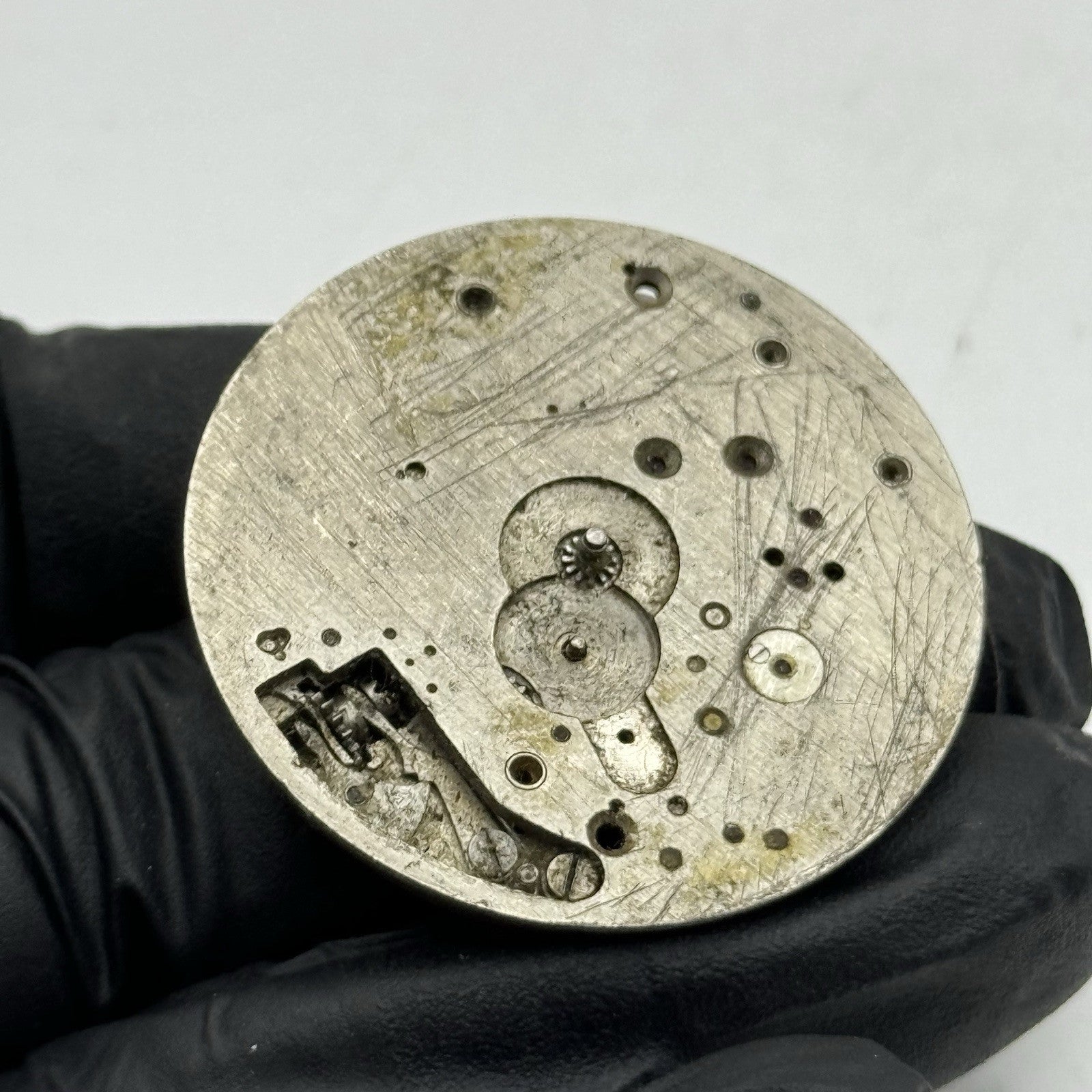 39.5mm Balance Ok Unidentified Interesting Vintage Pocket Watch Movement PARTS