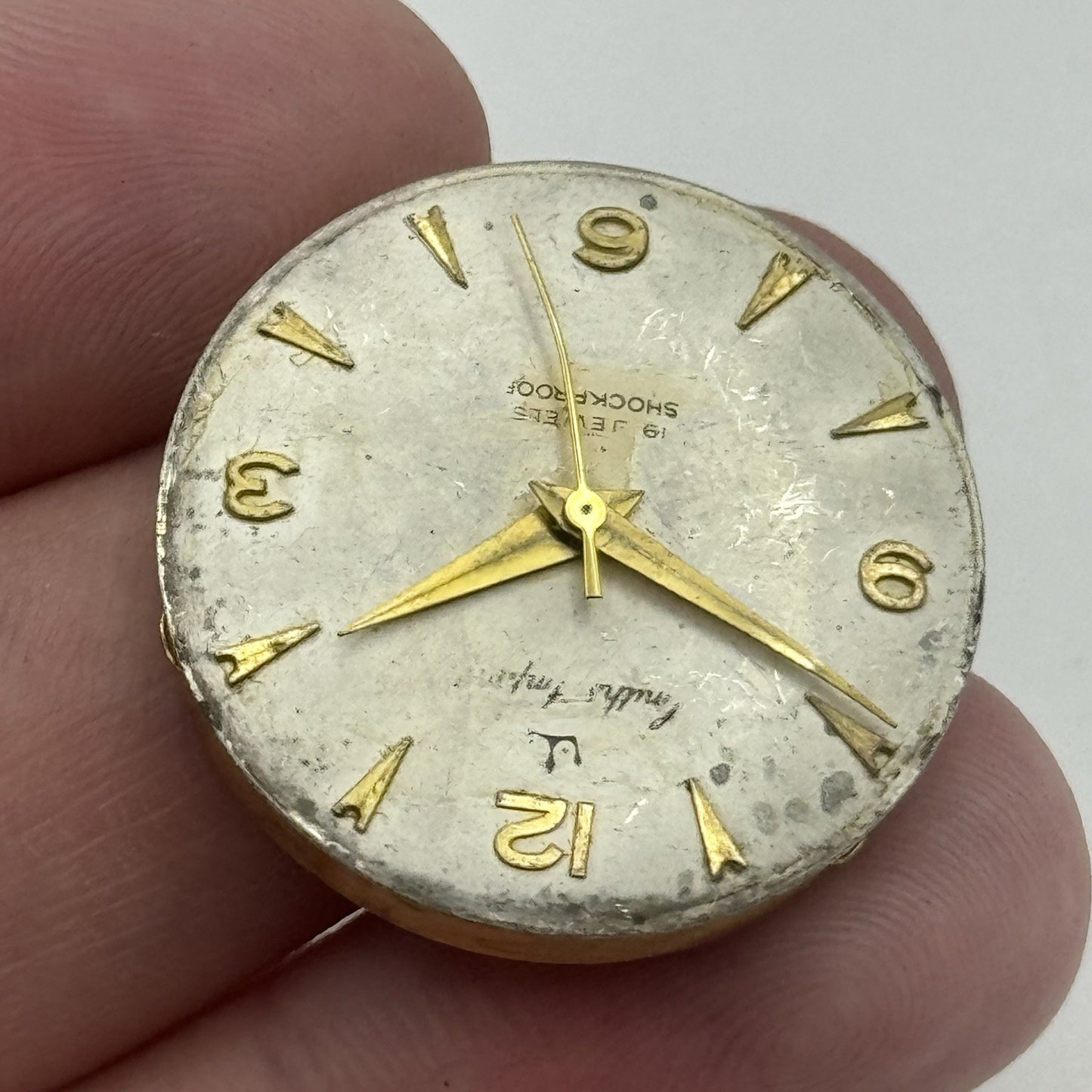 27.8mm Men’s Smiths Imperial 10104E Manual Wind Watch Movement PARTS REPAIR