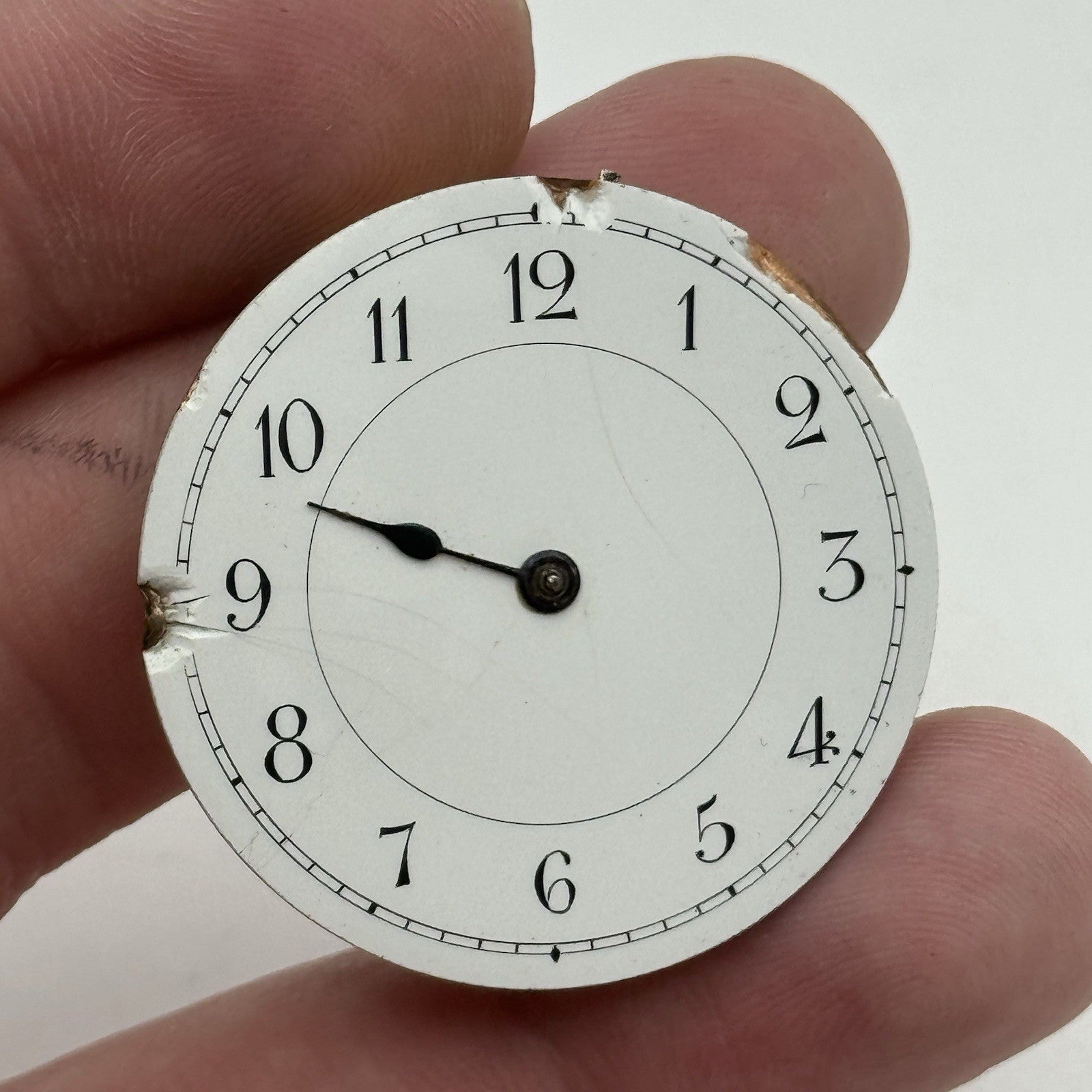 33.8mm Antique Longines Baume Key Wound Swiss Pocket Watch Movement PARTS REPAIR