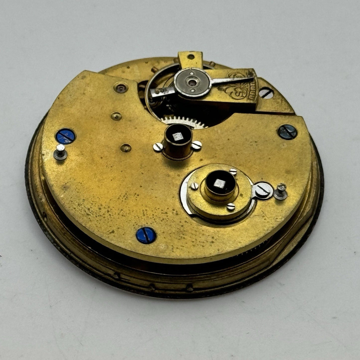 44.1mm Antique Kendal & Dent The London Lever Pocket Watch Movement PARTS REPAIR