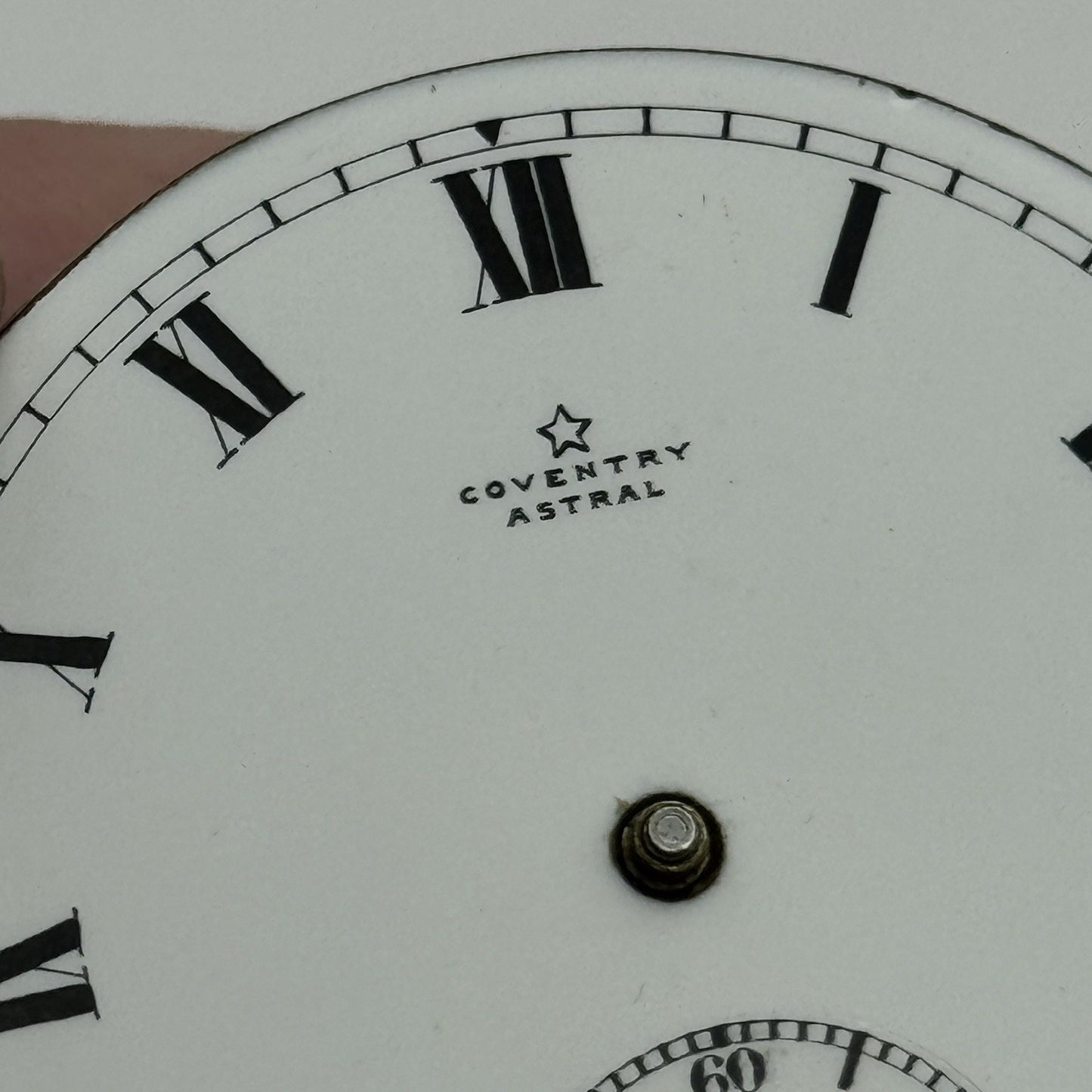 43.1mm Coventry Astral English Hunter 7 Jewel Pocket Watch Movement PARTS REPAIR